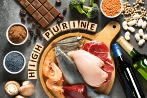 high uric acid diet